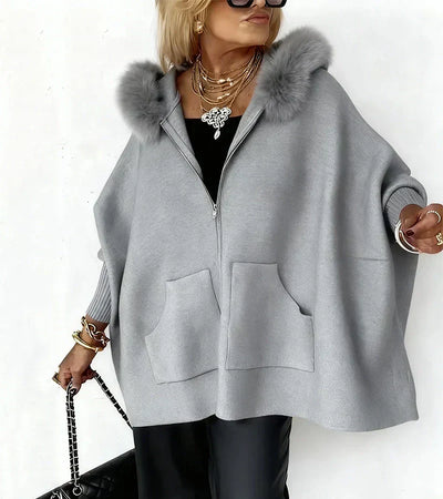 Arlene™ | Casual Hooded Coat with Fur Collar