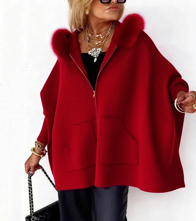 Arlene™ | Casual Hooded Coat with Fur Collar